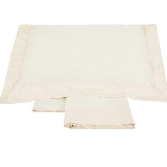 Completo lenzuola letto Matrimoniale Borbonese New York colore Avorio